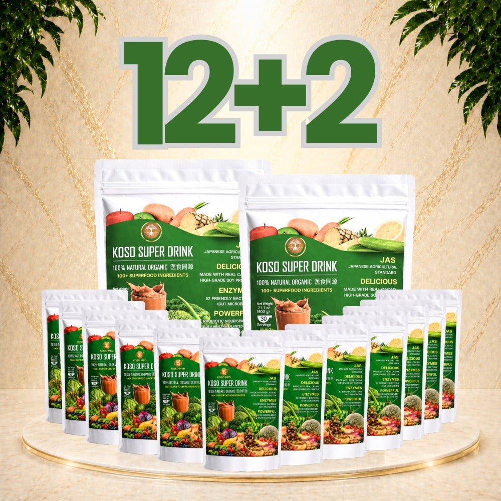 12+2 KSD Collection (Pack of 14) (Food) Soy Vegetable Powder - Koso Med LLC