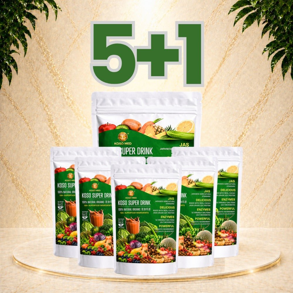 5+1 KSD Collection (Pack of 6) (Food)Soy Vegetable Powder - Koso Med LLC