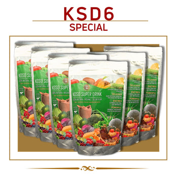 KSD6 Special (Pack of 6) (Food) Soy Vegetable Powder - Koso Med LLC