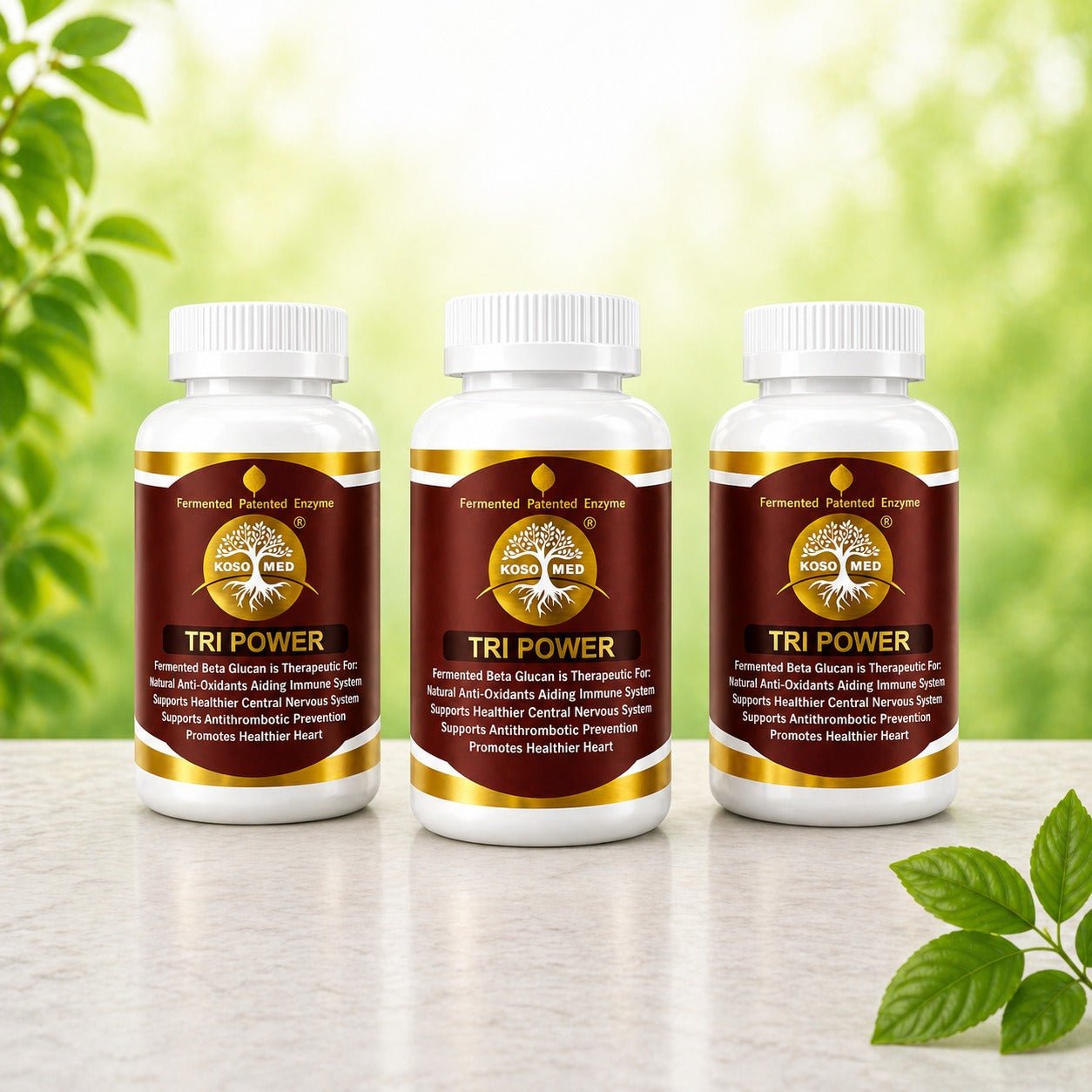Tri Nutrients Collection(Pack of 3)(Food) Bean Sprout, Cabbage, Vegetable Powder - Koso Med LLC